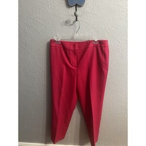 Talbots Heritage Hot Pink Pants Womens Size 10P Wool Blend